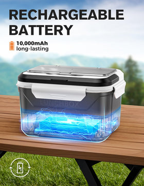 East Oak lunch box interior shows removable container for easy cleaning