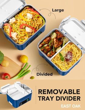 East Oak lunch box silicone seal prevents leaks during commutes and busy days
