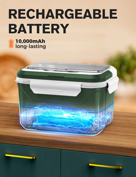 EAST OAK with smart timer heats meals to your schedule.