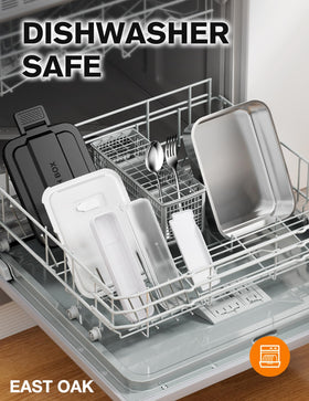 East Oak XL 220°F heating plate for thorough warming of meals.