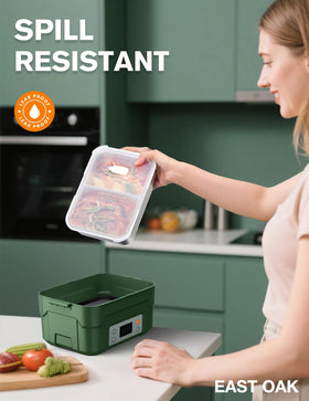 East Oak XL included utensils with case for convenient dining