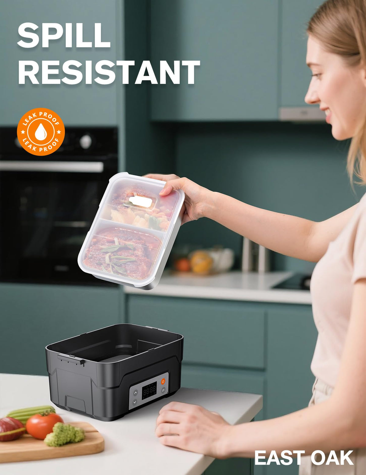 East Oak XL utensils with case ensure a complete meal kit.