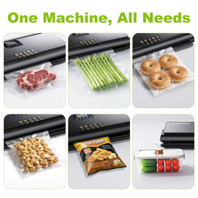 Eastfox fully-automatic control panel enables quick, one-button sealing.