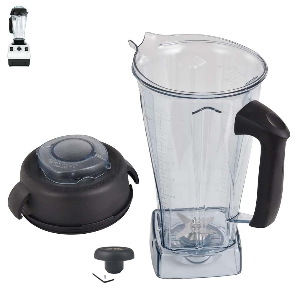 EastFune 64oz blender container – BPA-free and heat-tolerant for hot blends.