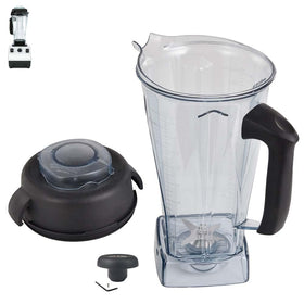 EastFune 64oz blender container – BPA-free and heat-tolerant for hot blends.