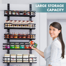 Eastherry kitchen door organizer in use shows easy access and order.