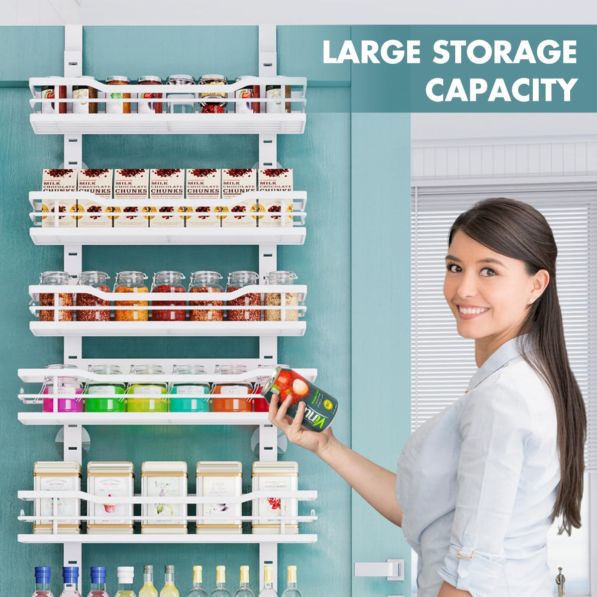 Eastherry versatile multi-use organizer for kitchen, bathroom, entry.