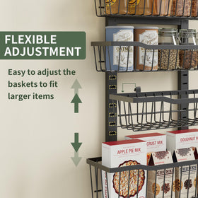 Sturdy metal construction of Eastherry organizer for heavy jars