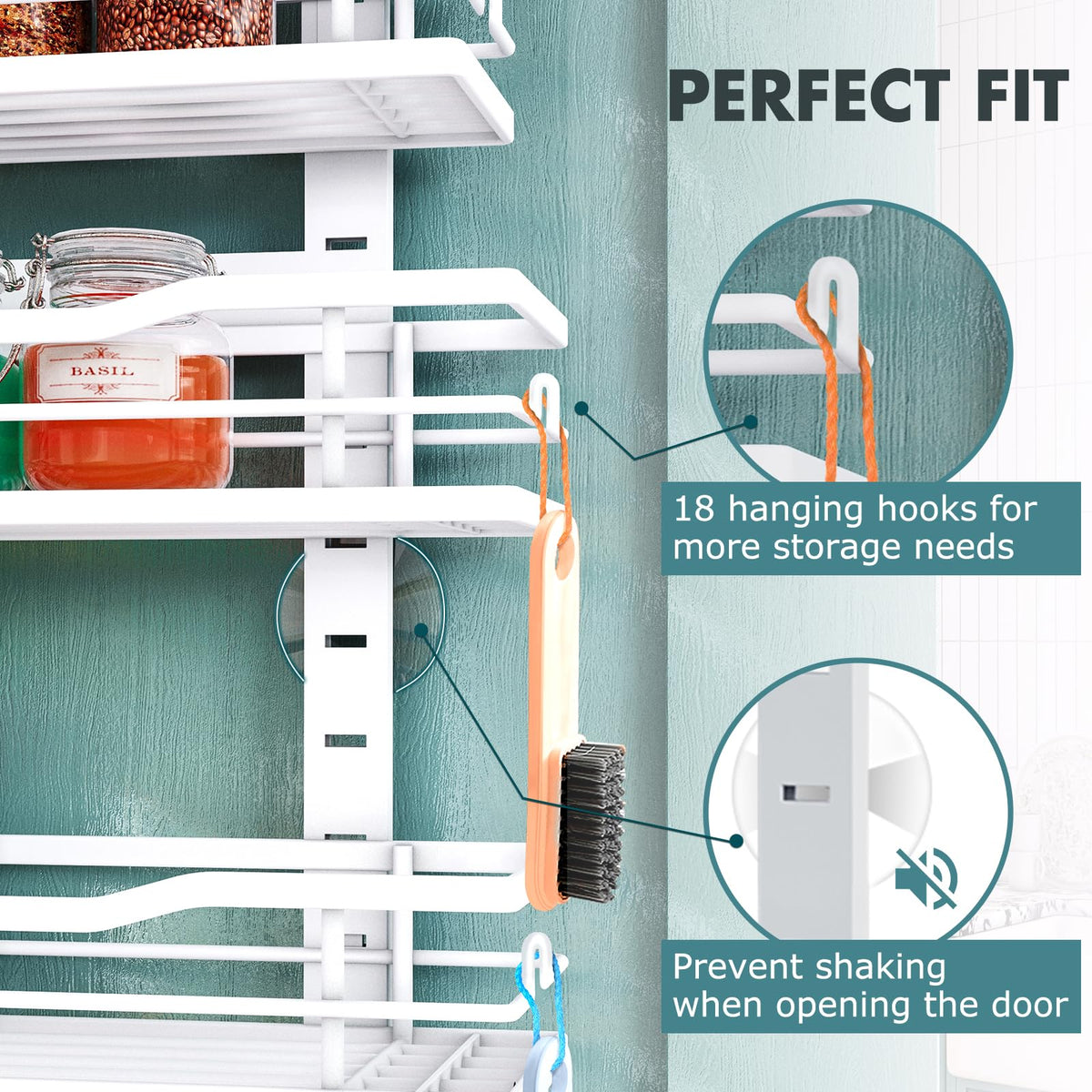 Eastherry tall 75.6-inch frame fits tall items.