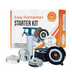 Easy Fermenter wide-mouth lids secure jars for consistent ferments