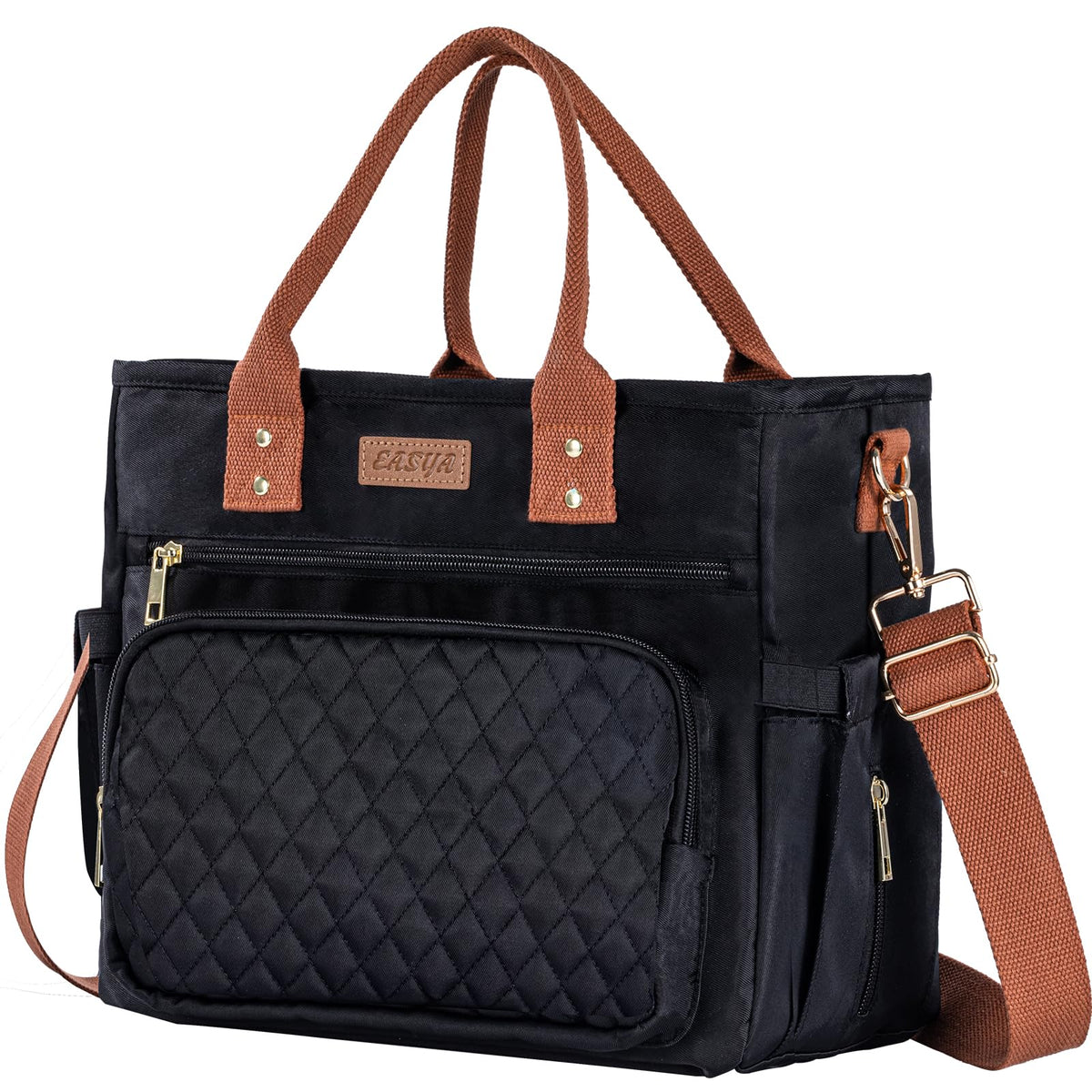 EASYA large lunch bag top opening shows easy access and organization.