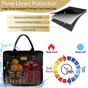 EASYA lunch bag detachable strap hands-free carry for busy days.
