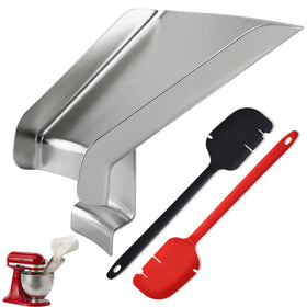 EasyBlend pouring chute on KitchenAid bowl for mess-free pouring