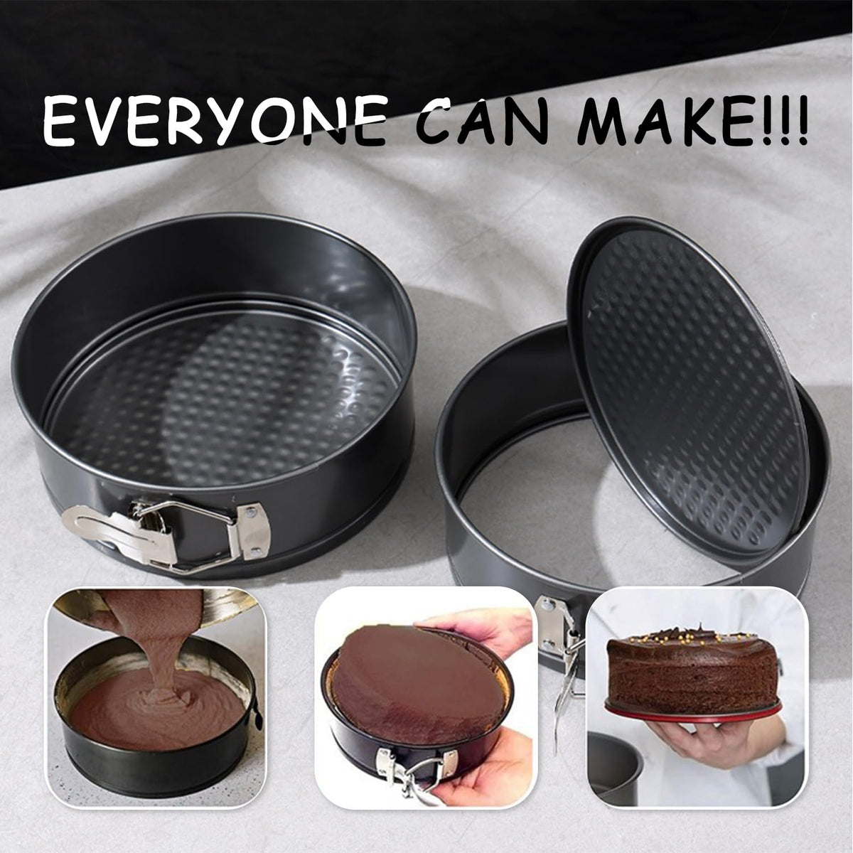 Easynzery 10-inch springform pan delivers leak-proof, versatile baking