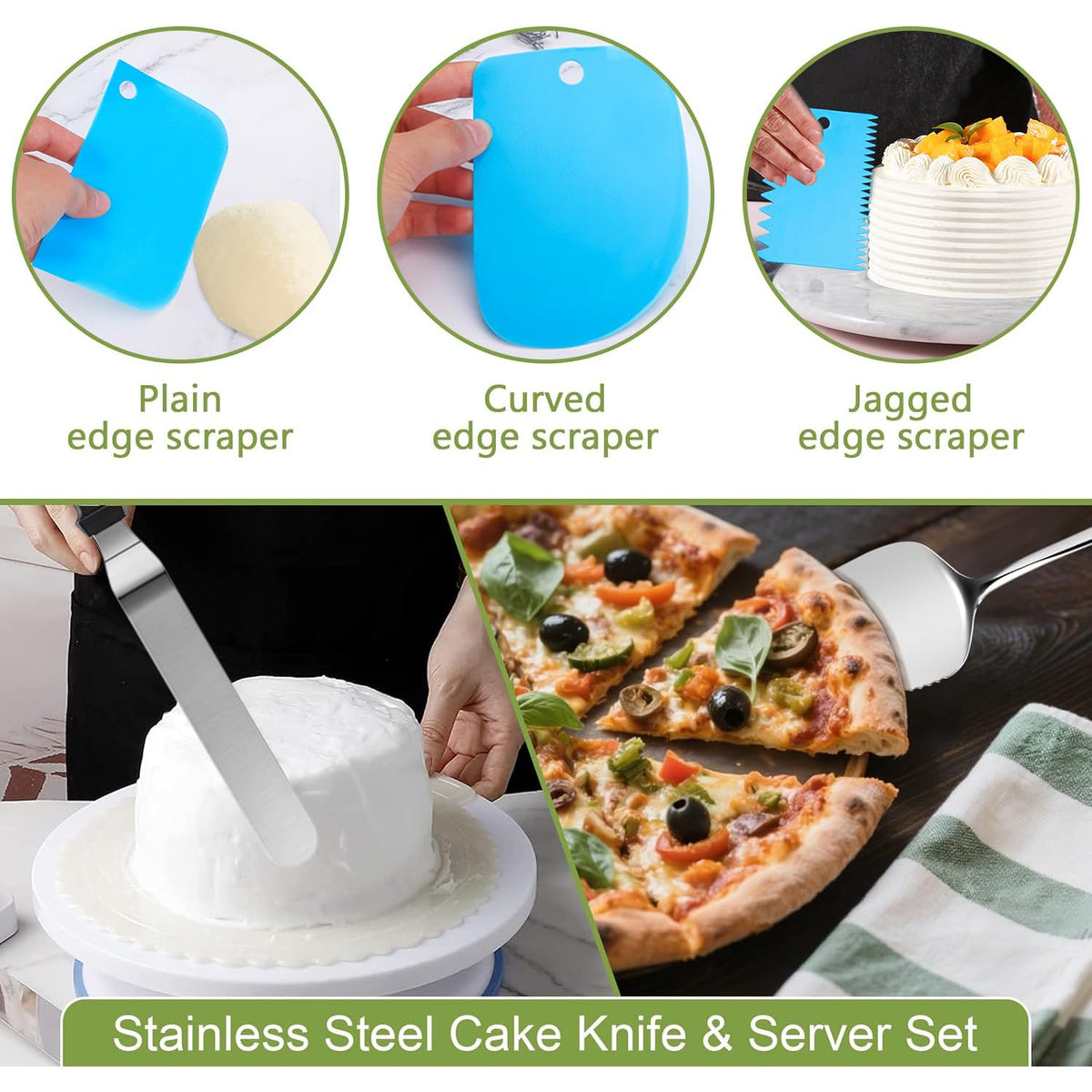 Easynzery icing tips and couplers for professional-looking decorations