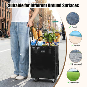 EASYSLWC tote with ergonomic handles for lifting and steering