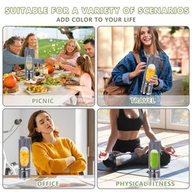 EASY SPEED compact personal blender weighs one pound for easy carrying.