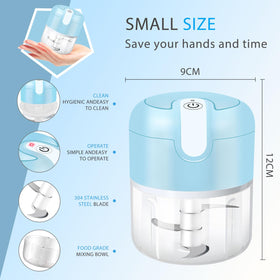 EASY SPEED easyspeed USB charging motor powers fast chopping on the go