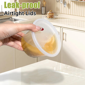 Closeup of EasyTrip airtight lid emphasizing tight seal for freshness.