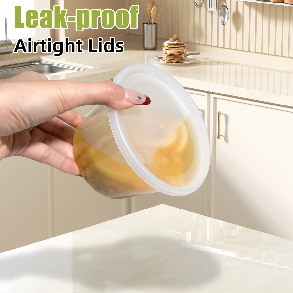 EASYTRIP BPA-free plastic keeps contents safe for refrigeration and reheating.