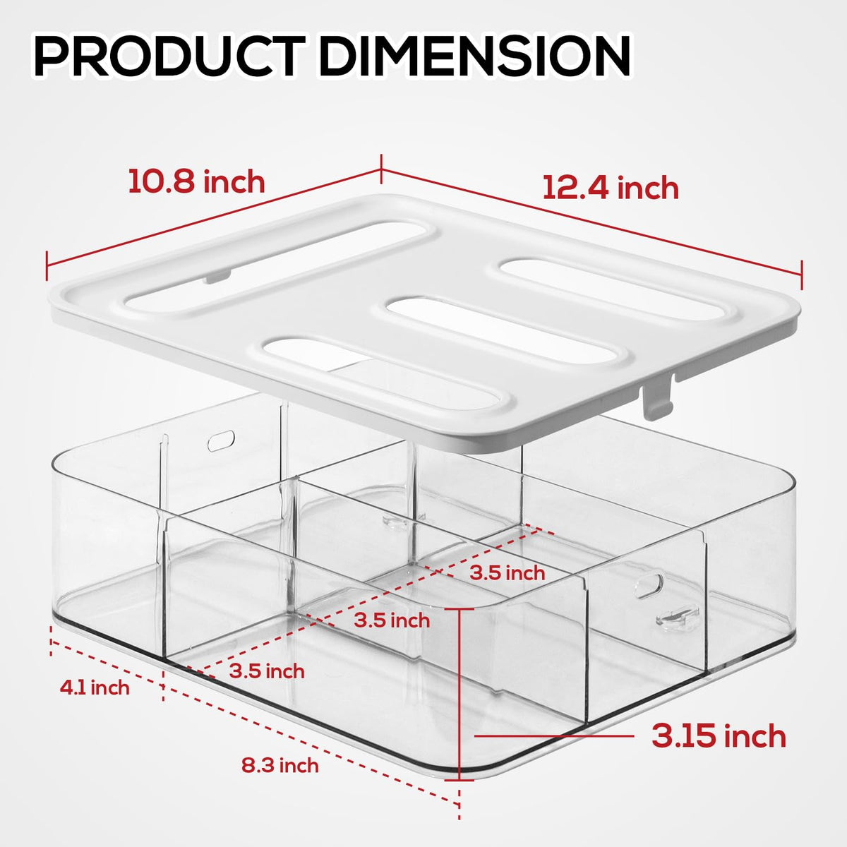 EASYYOURHOME top-lid design enables quick refills and reduces clutter.