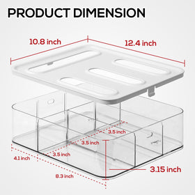 EASYYOURHOME top-lid design enables quick refills and reduces clutter.