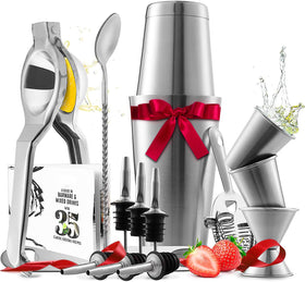 EATEX bar set Boston shaker 30oz for smooth, chilled cocktails at home