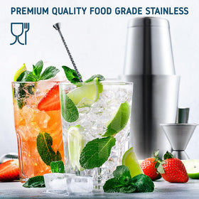 EATEX bar set Hawthorne strainer ensures clean pours in every mixed drink