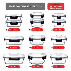 EATEX leakproof snap-lock lids create airtight seal on containers.
