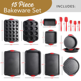 Close-up of nonstick coating shows easy release and quick cleanup with EATEX bakeware.