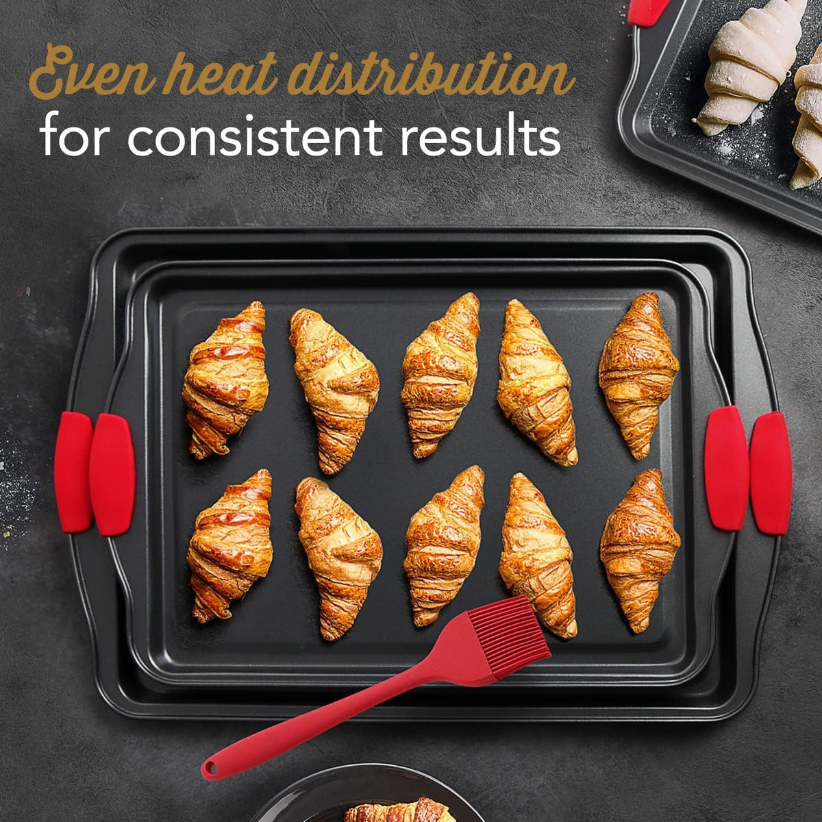 EATEX nonstick surface close-up with smooth coating