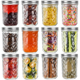 Eathtek 16oz wide-mouth jar with lids for easy filling and reliable sealing.
