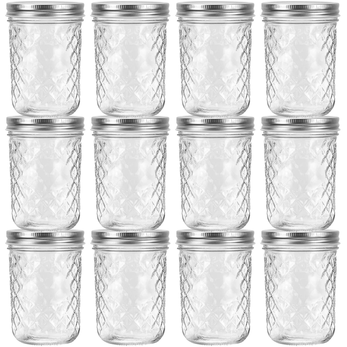 Eathtek 480ml preserving jar keeps jams fresh and organized.