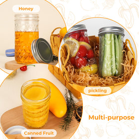 Eathtek jars store spices and herbs neatly in your pantry.