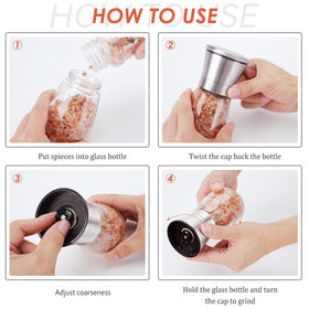 Ebaco grinders on dining table for effortless seasoning during meals