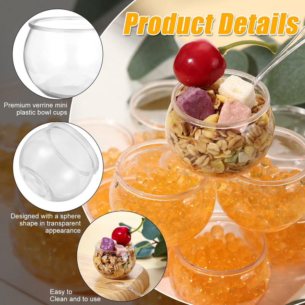 EBOOT plastic mini spoons included for convenient serving.