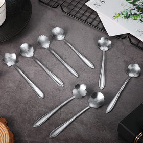 EBOOT silver flower teaspoon pansy pattern ideal for gifting and décor.