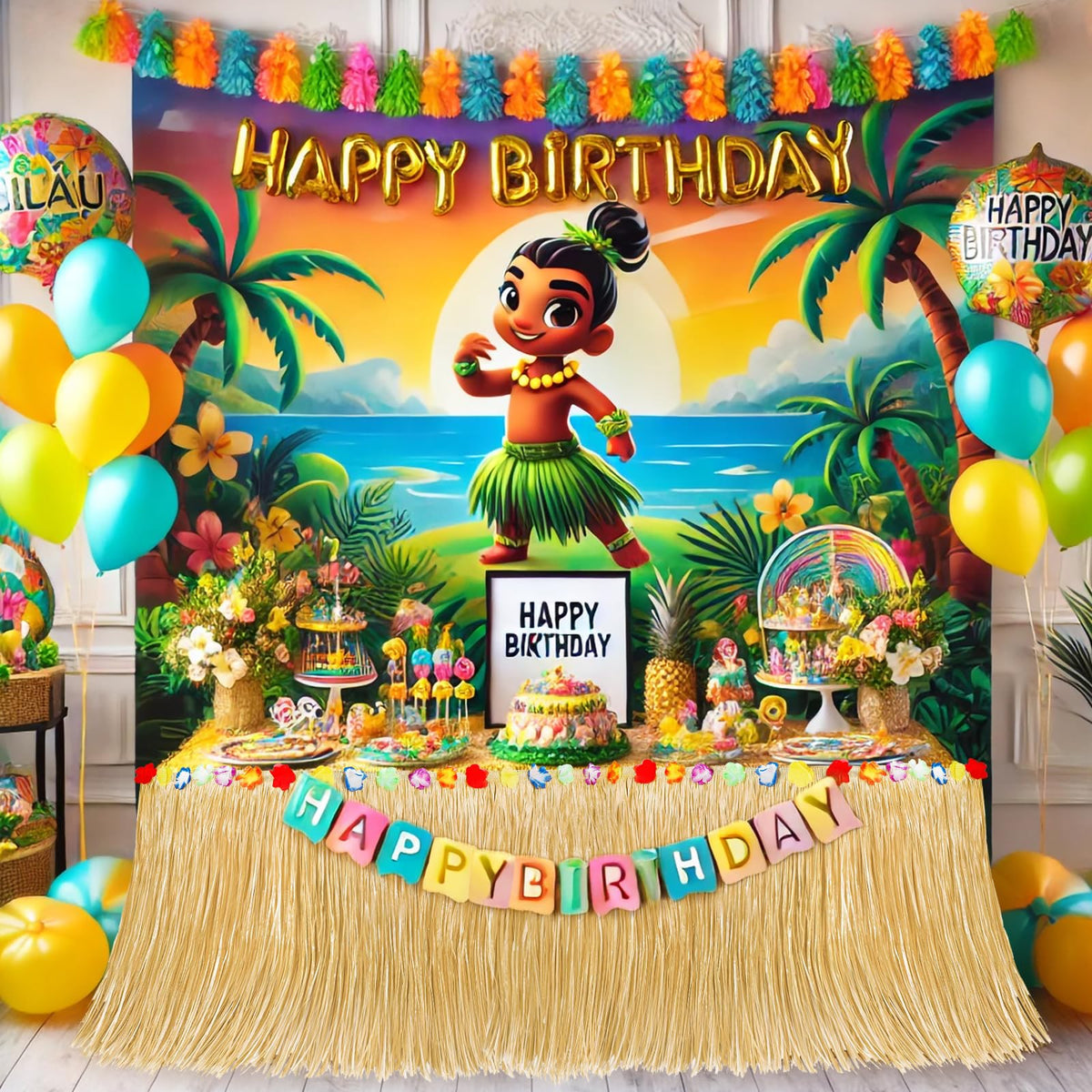 eboozone vibrant luau party decor enhancing tropical themed events