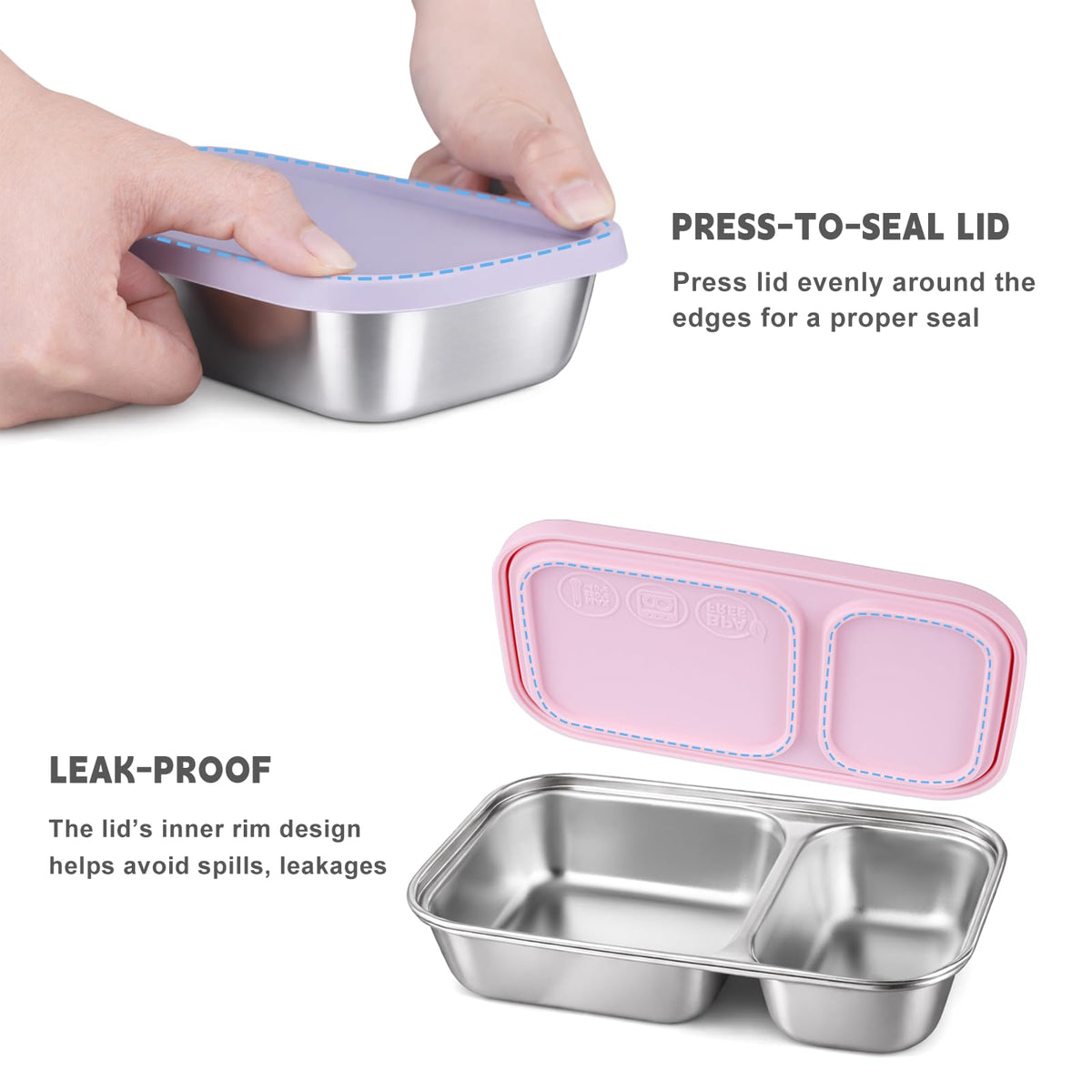 Compact size of EC-Gaze 3-pack fits lunch bags and backpacks