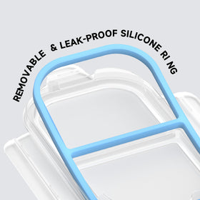 EC-Gaze leak-proof lids prevent leaks during travel.