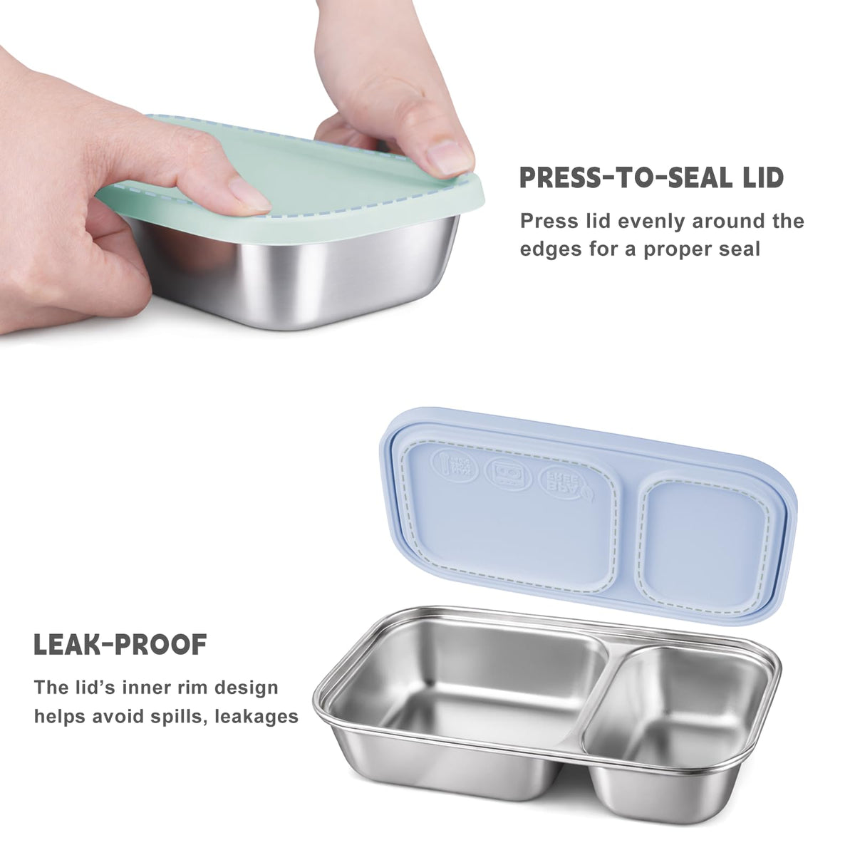 EC-Gaze portable lunch-on-the-go design fits bags and desks.