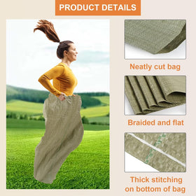 ECcandiedhaws outdoor game setup with 24x39 sacks for kids and adults
