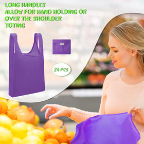 Eccliy compact foldable bag set fits purses and backpacks.