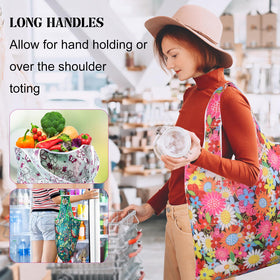 Eccliy grocery bags are washable and quick-drying for reuse.