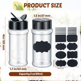 Eccliy label sheets help categorize herbs and powders at a glance