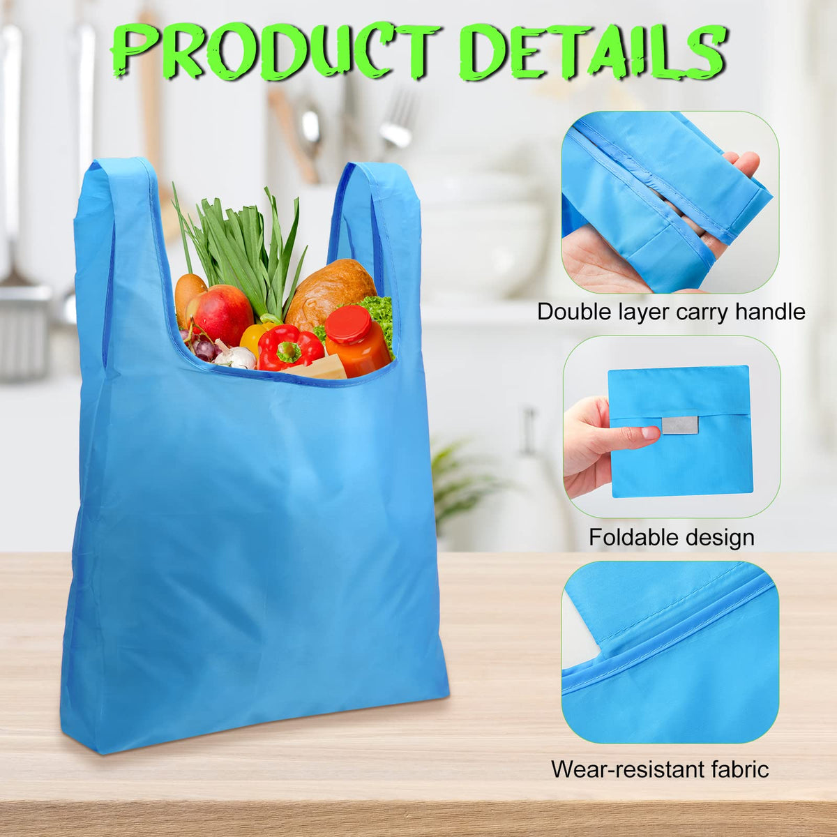 Eccliy bright tote bags with sturdy handles for comfortable market trips.