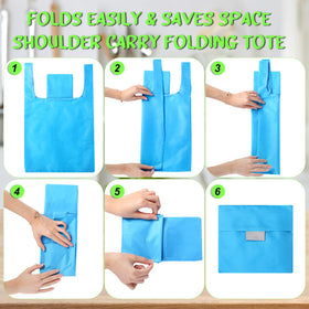 Eccliy washable reusable bags, quick-drying for daily errands.