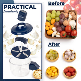 Eccospherely easy-clean chamber rinses under running water in seconds.