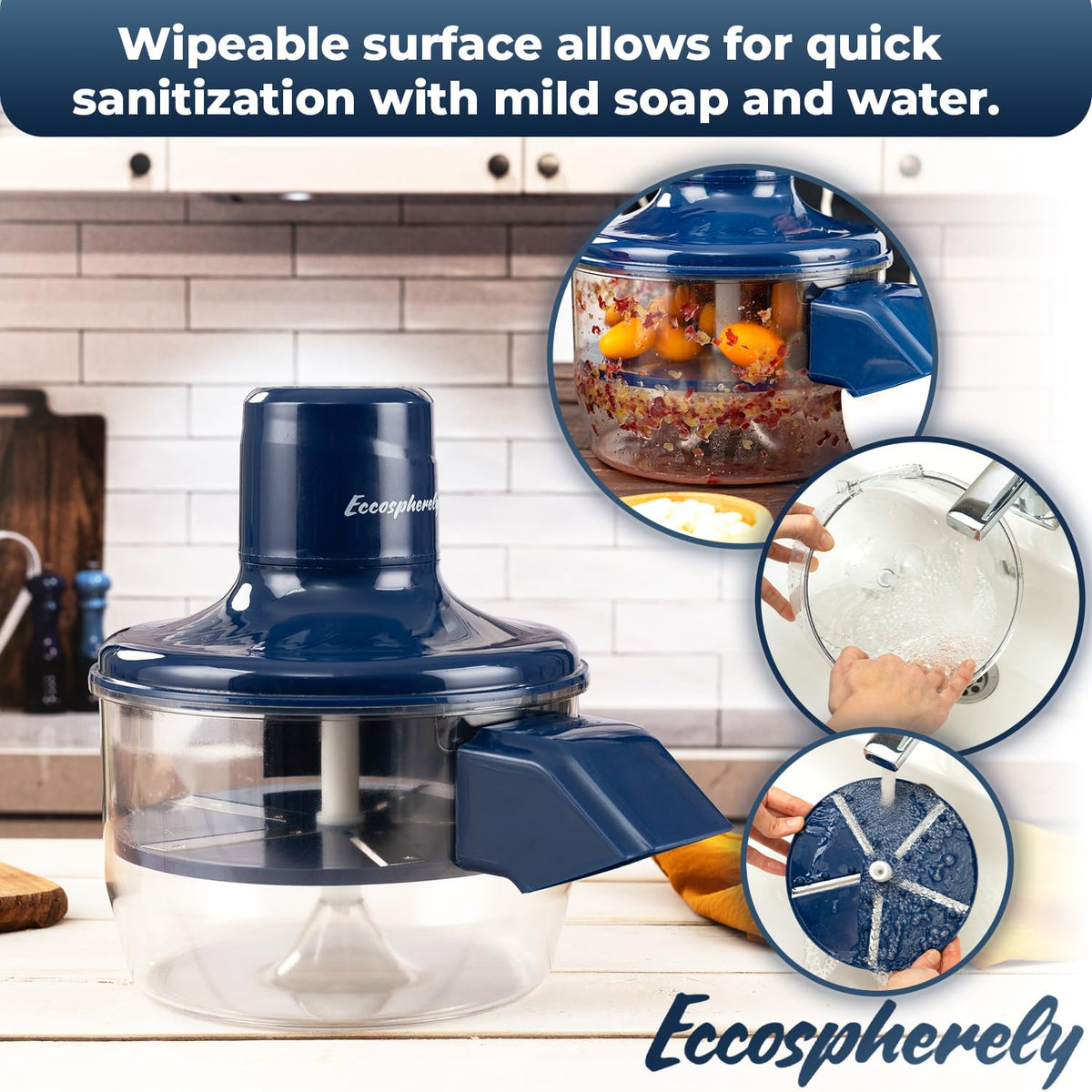 Eccospherely safety blade-free design keeps it gentle for beginners and seniors.