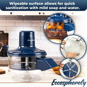 Eccospherely safety blade-free design keeps it gentle for beginners and seniors.